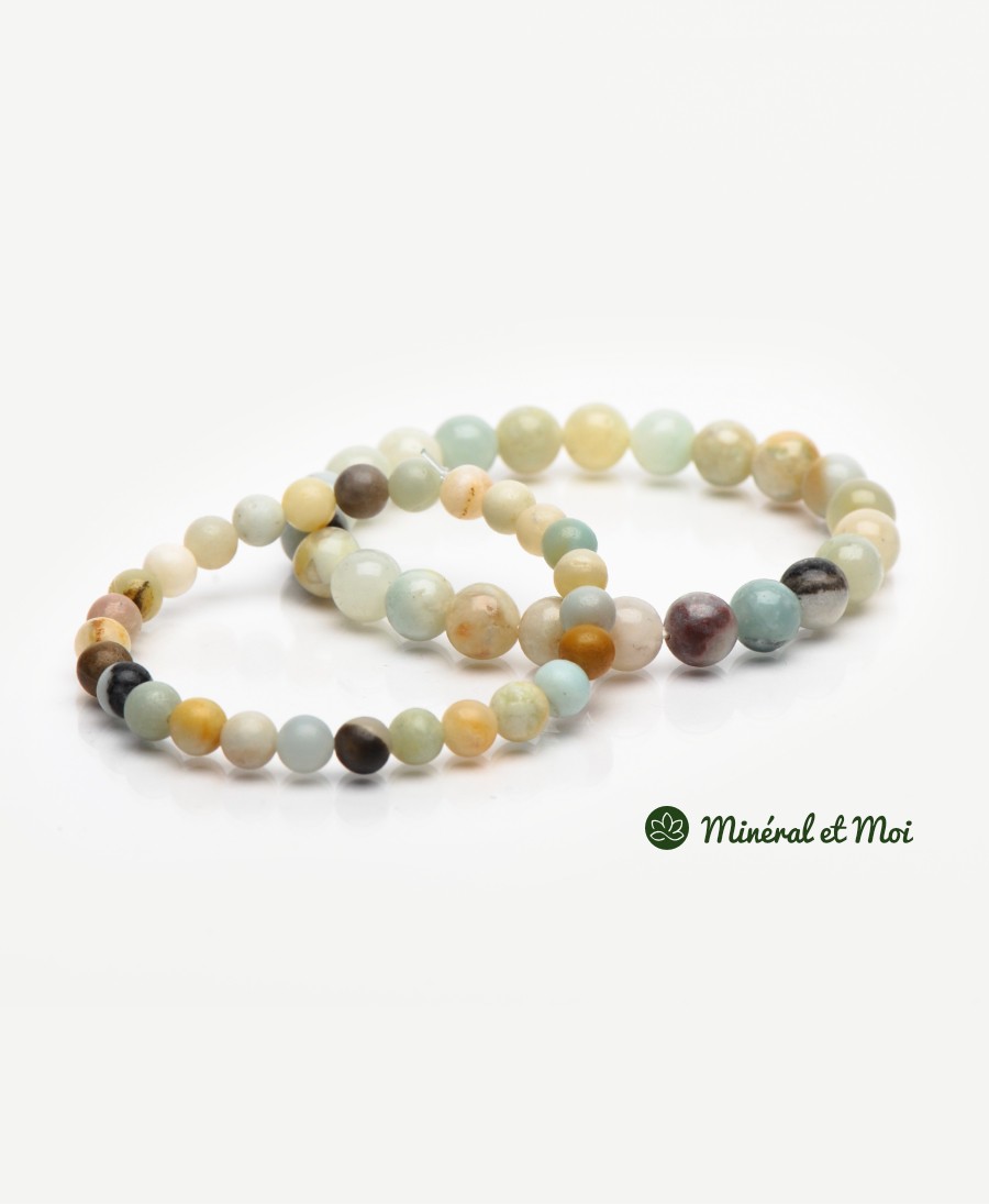 Bracelet Hématite Perles 4mm – Longueur 18cm, élastique, Pierre Naturelle, Pour Poignet 16-19,5 Cm